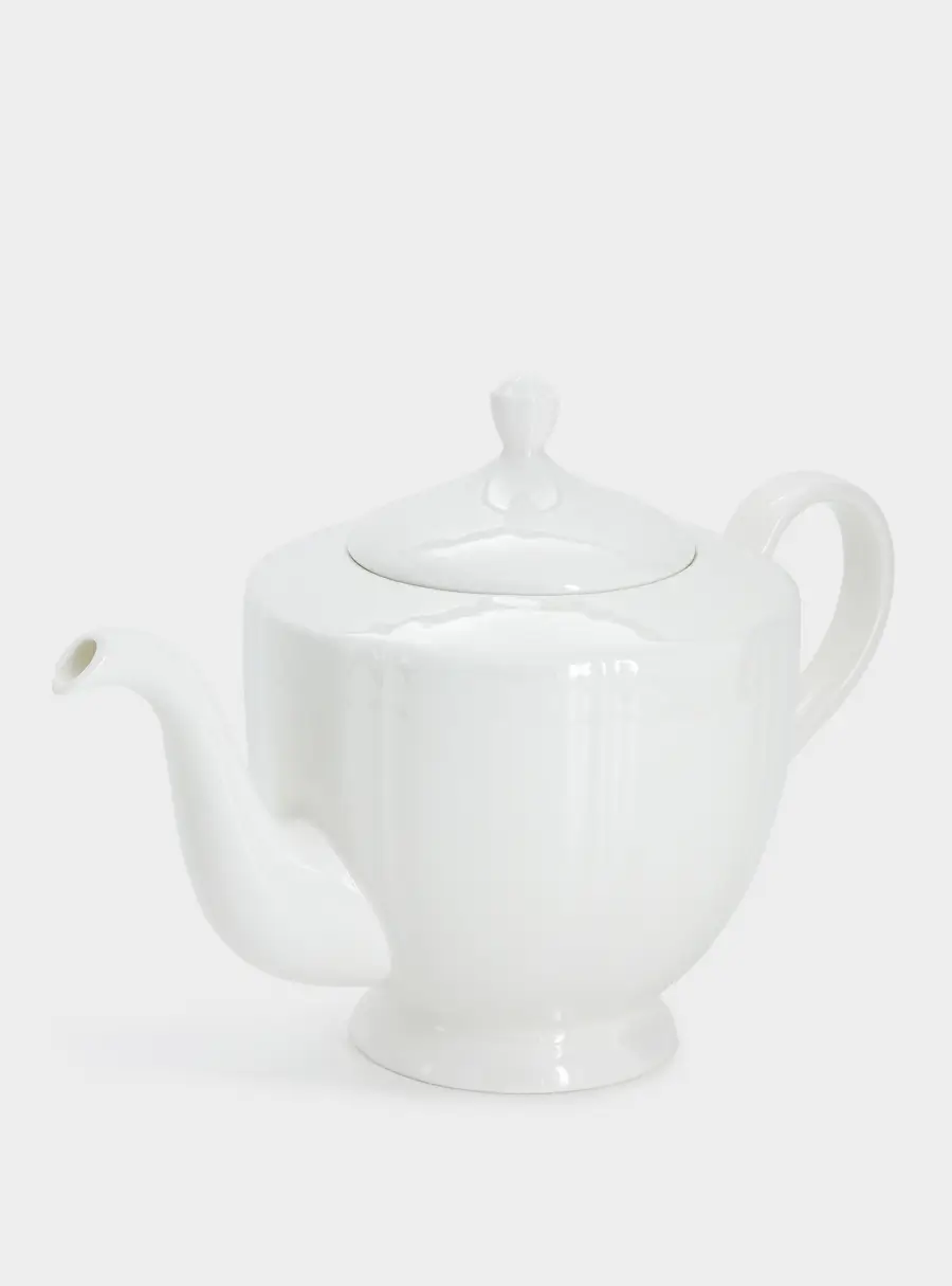 Чайник заварочный, 1,1 л, фарфор F, белый, Lotus white ,image-1