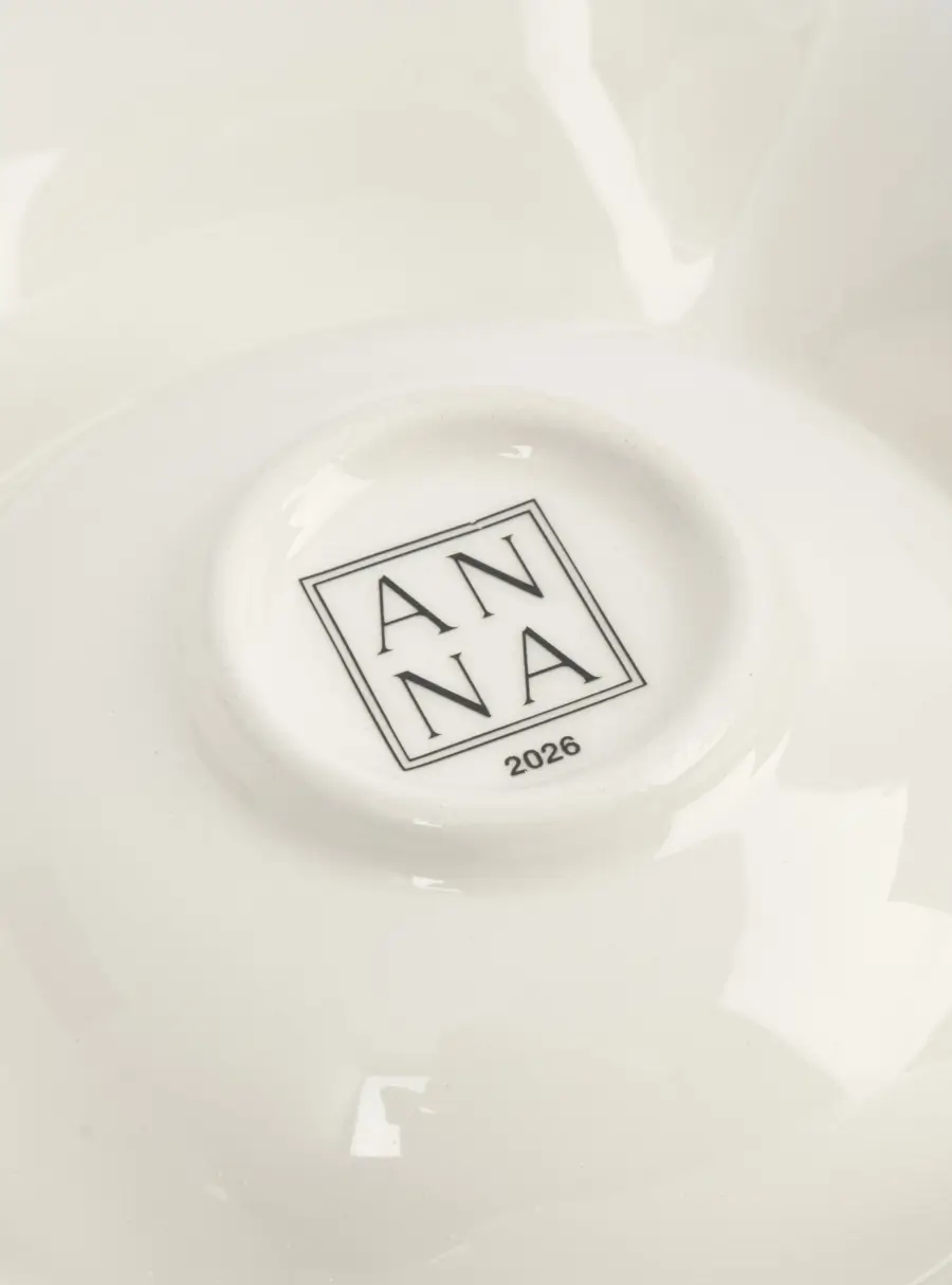 Менажница, 25 см, 5 отд, керамика, зеленая, Лошадка у елки, Festival ,image-4