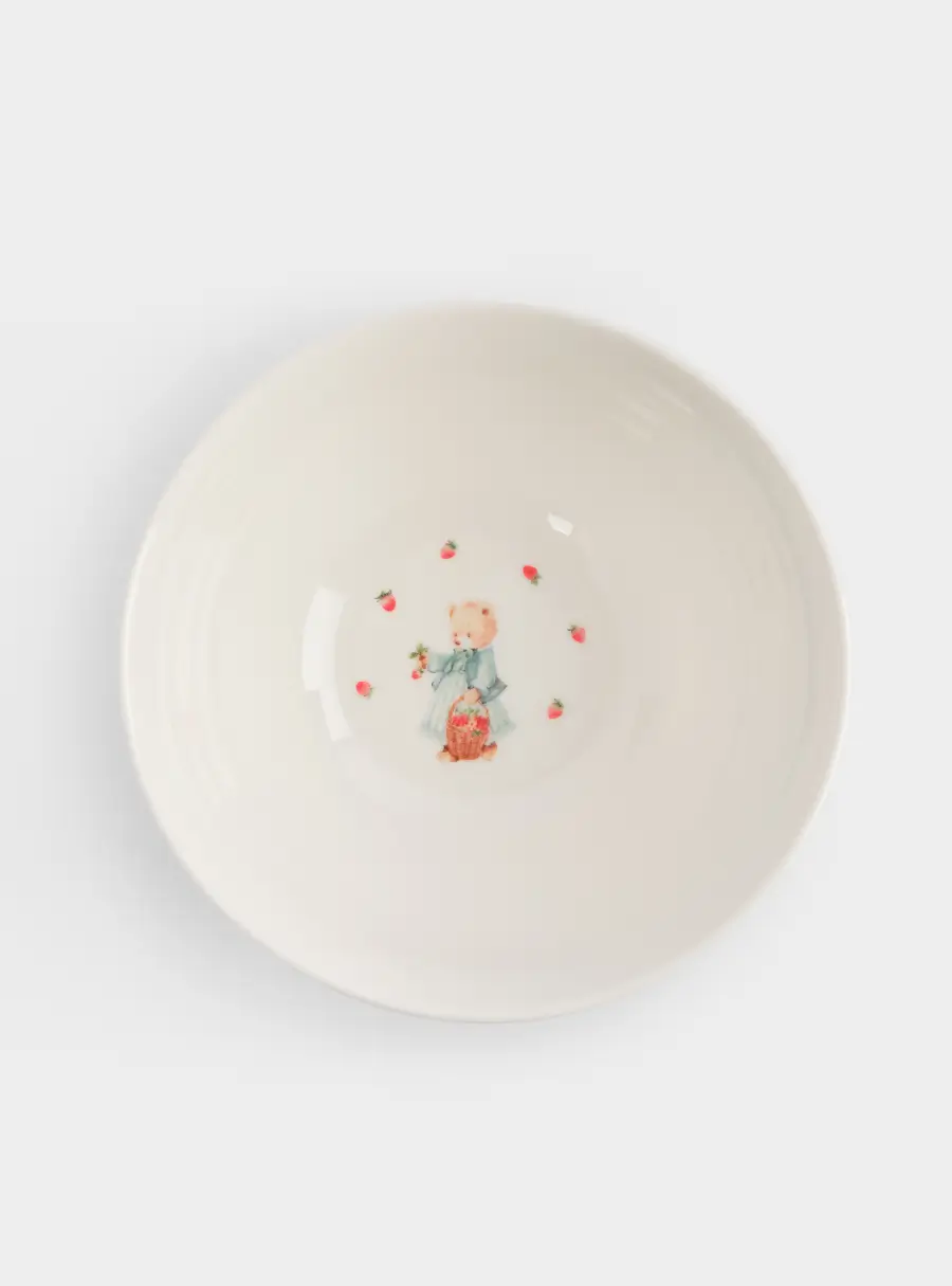 Набор посуды, детский, 1 перс, 3 пр, фарфор N, белый, Мишки, Teddy bear, image-6