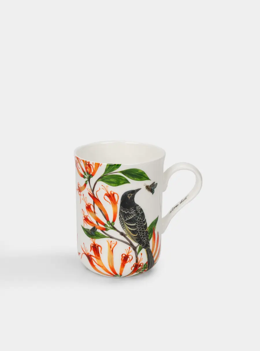 Кружка, 330 мл, фарфор F, белая, Бородавчатый медосос, Lyric ,image-0