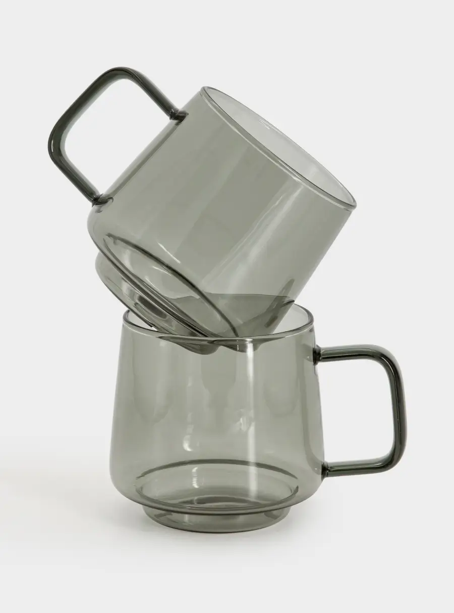 Набор кружек, 2 пр, 400 мл, серые, Blend Sala ,image-0