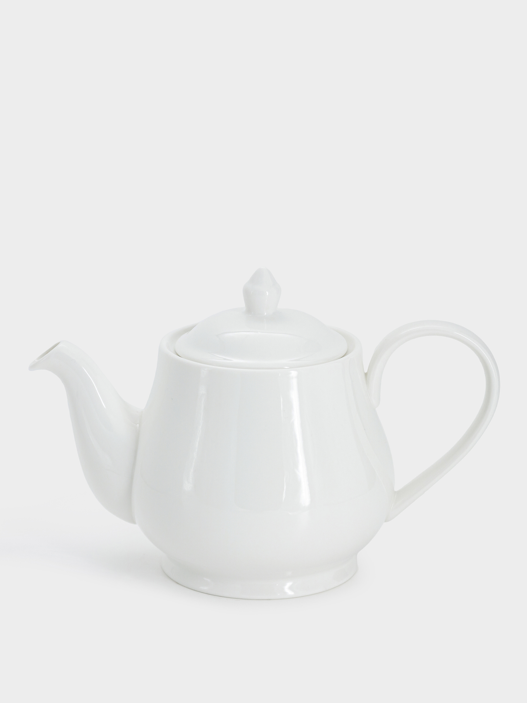 Чайник заварочный, 1 л, фарфор P, белый, White Basics, image-0