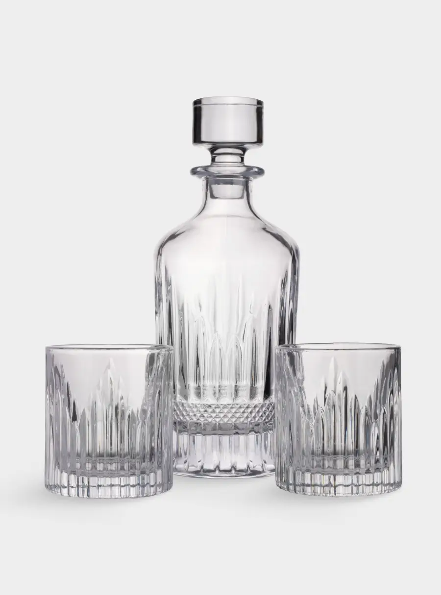 Набор для виски, 2 перс, 3 пр, графин/стаканы, стекло Р, Lyric