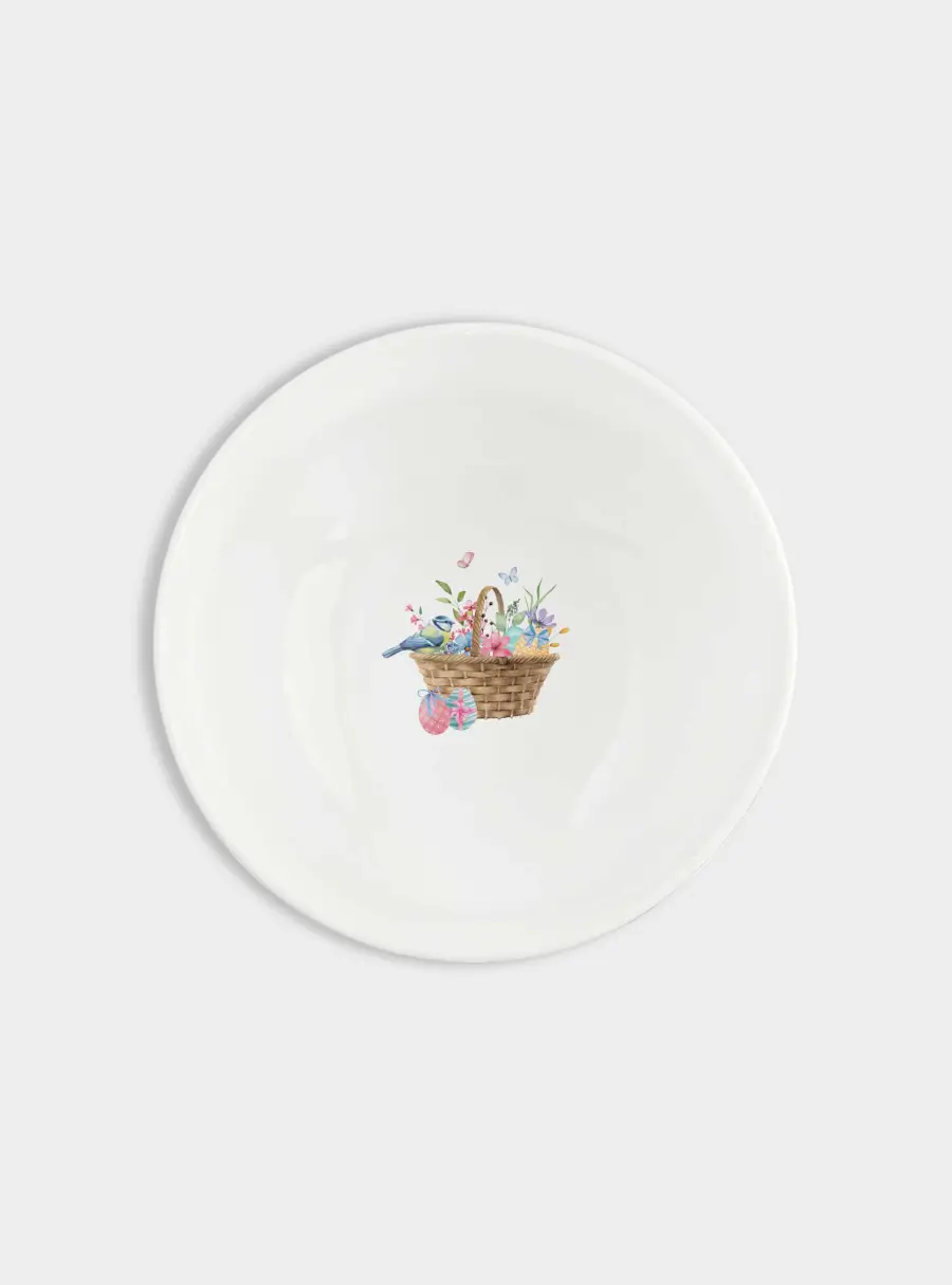 Пиала, 12х6 см, фарфор P, белая, Цветы, Spring Bloom ,image-1