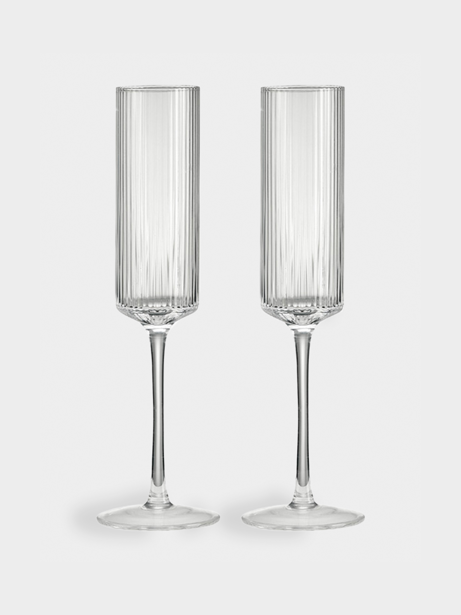Набор бокалов для шампанского, 2 пр, 200 мл, стекло, прозрачные, Modern Classic, image-0