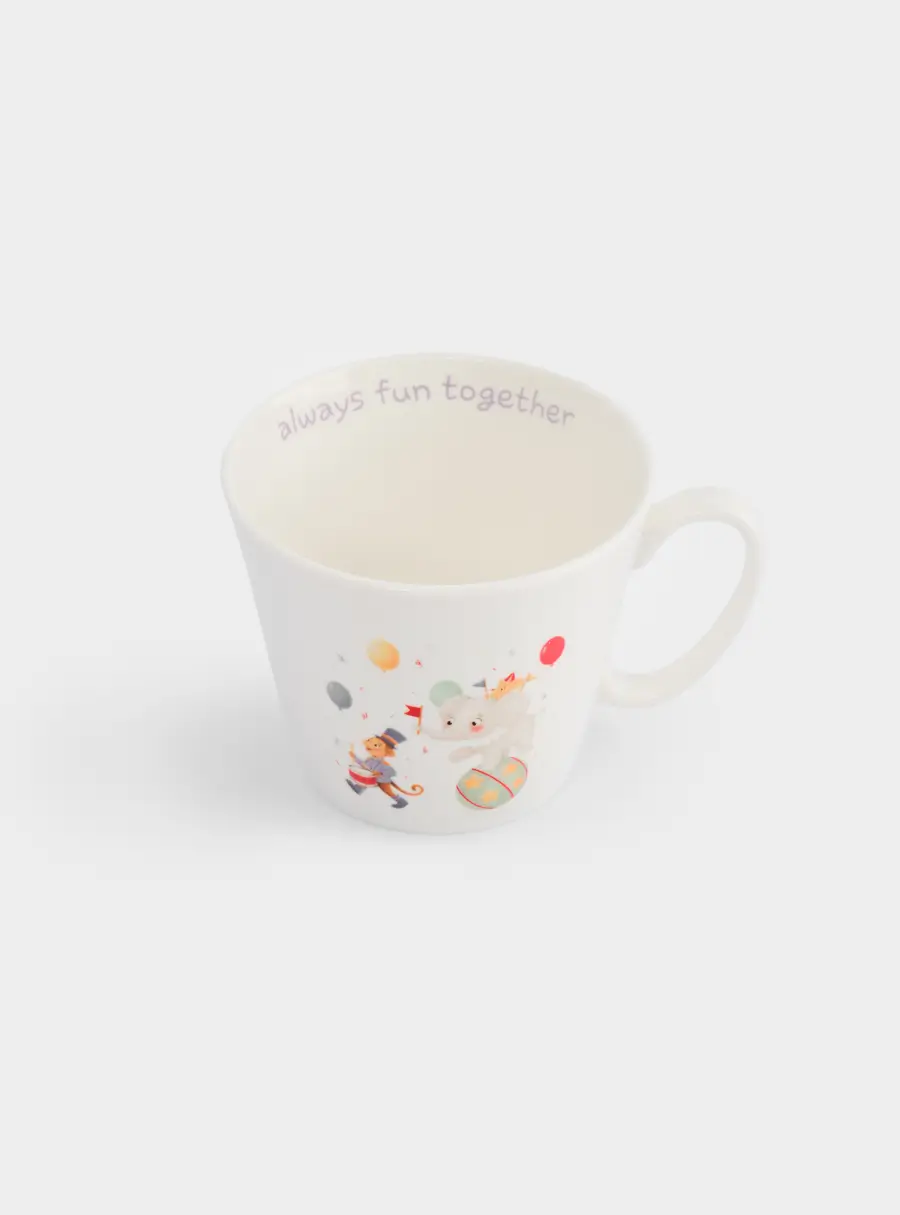 Набор посуды, детский, 1 перс, 3 пр, фарфор N, белый, Животные в цирке, Circus, image-8