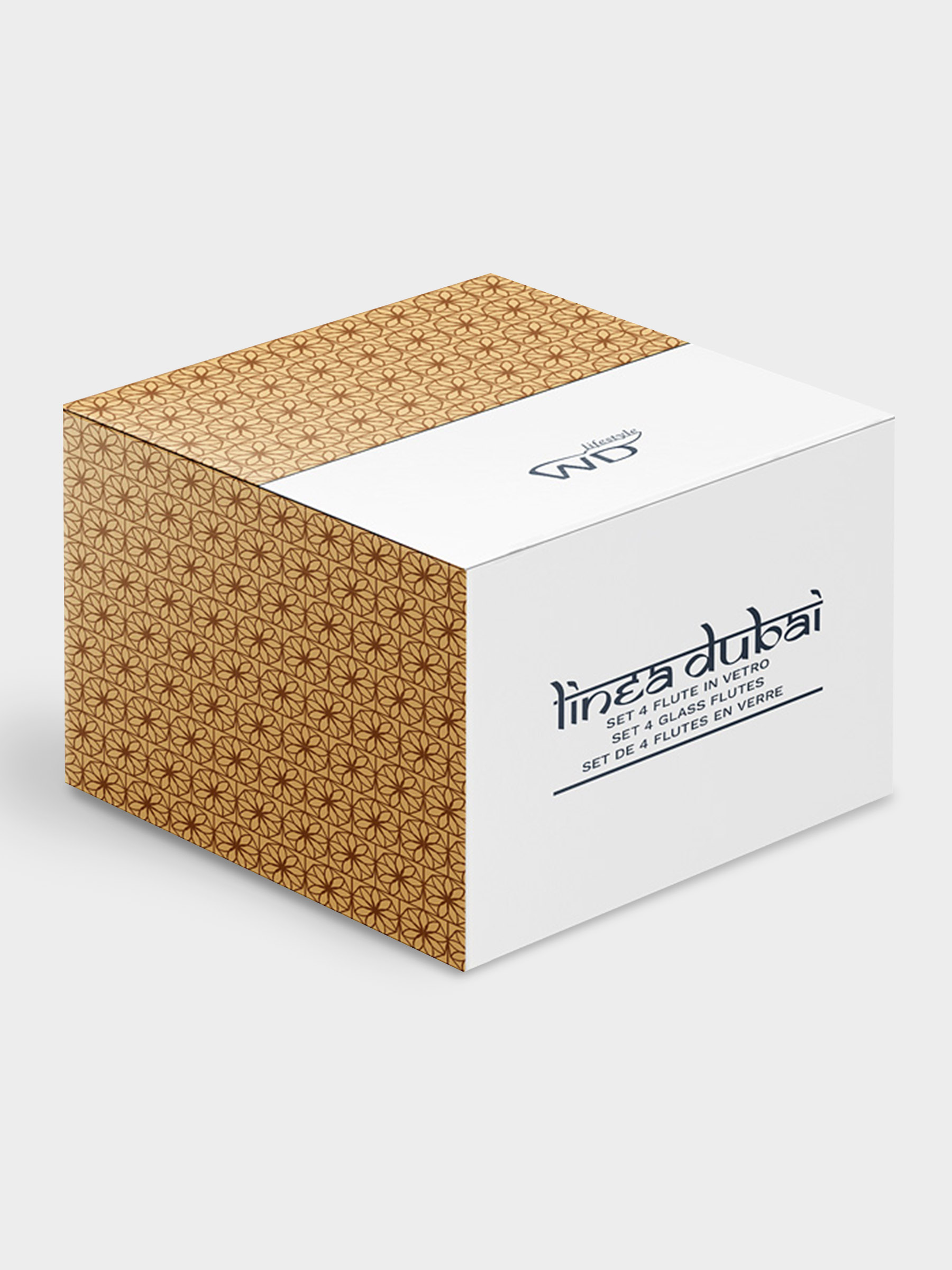 Бокал для шампанского, 150 мл, 4 шт, стекло P, янтарный, Dubai, image-2
