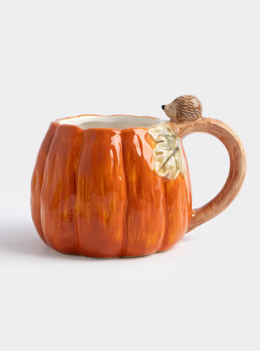 Кружка, 340 мл, керамика, оранжевая, Тыква, Bright pumpkin ,image-0