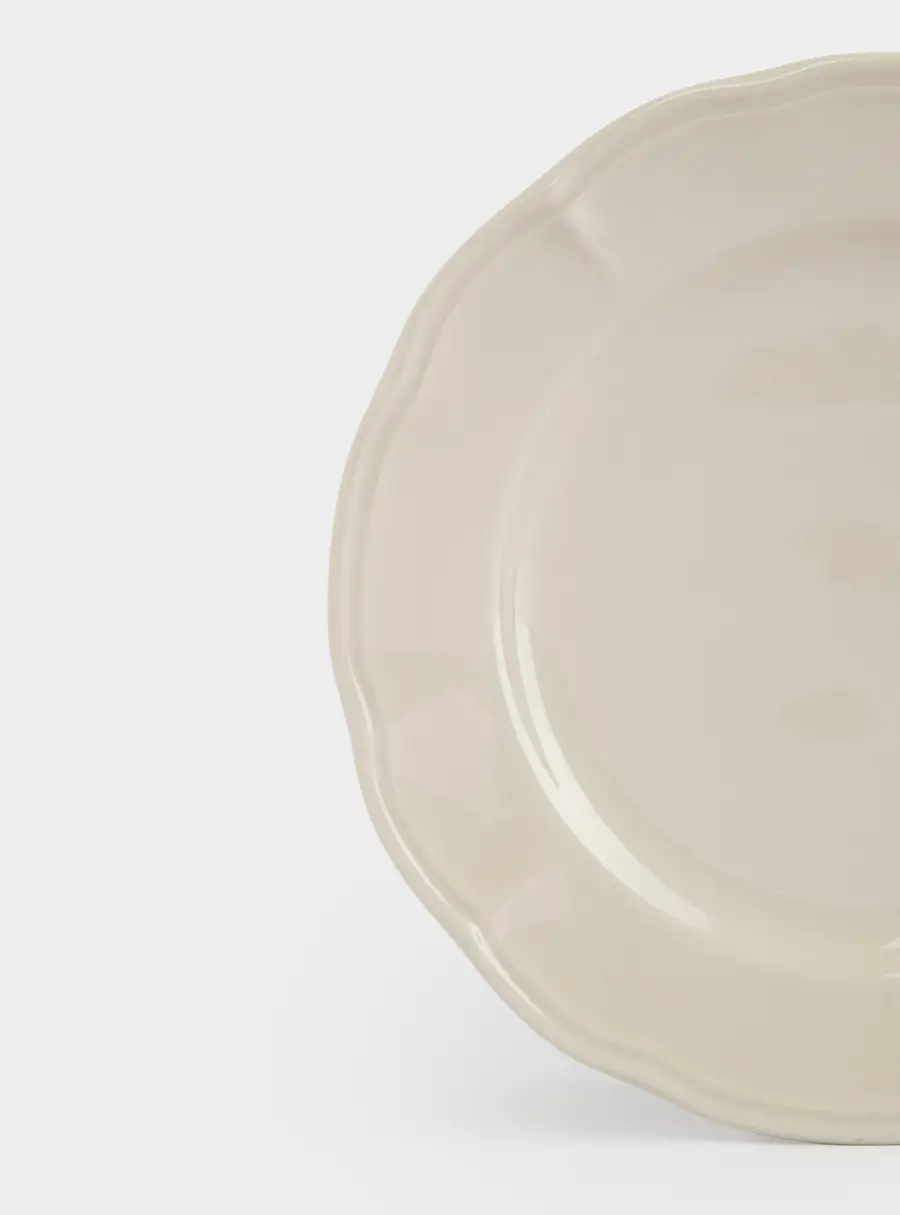 Тарелка закусочная, 21 см, фарфор P, молочная, Rustic ,image-2