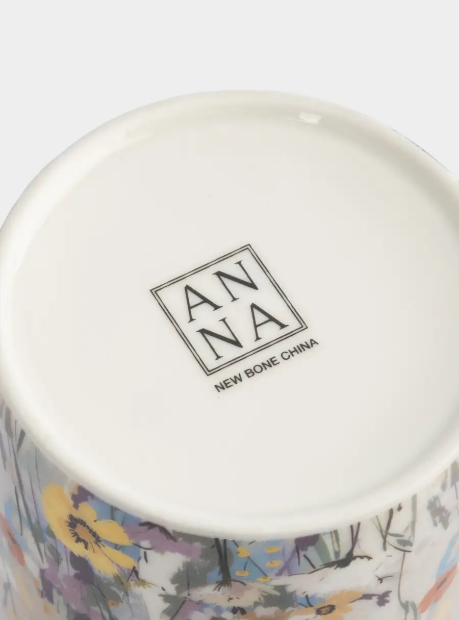 Кружка, 380 мл, фарфор N, с золотистым кантом, Цветы, Floristics, image-5