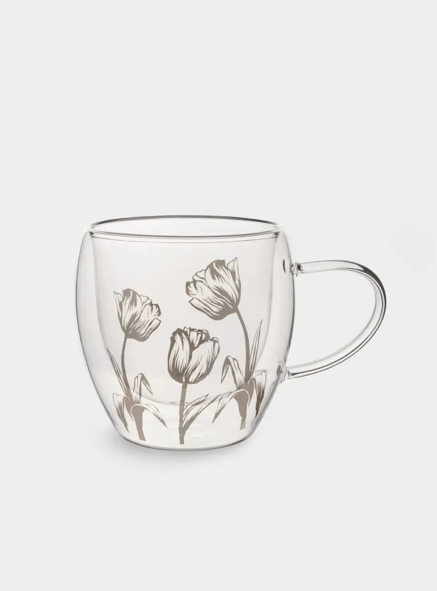 Кружка, 250 мл, стекло Б, Тюльпаны, Wind-deco ,image-1