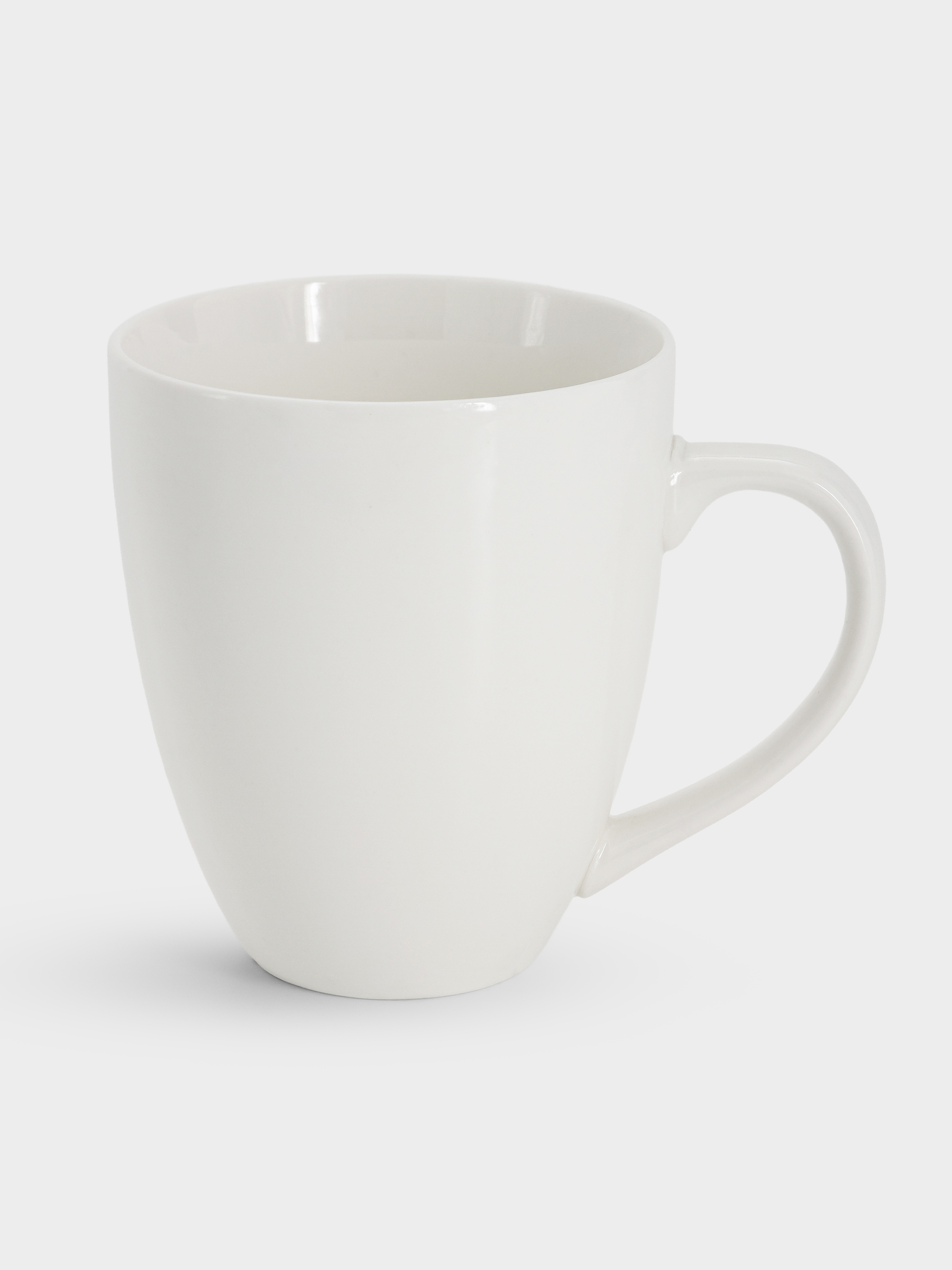 Кружка, 480 мл, фарфор P, белая, White Basics, image-0