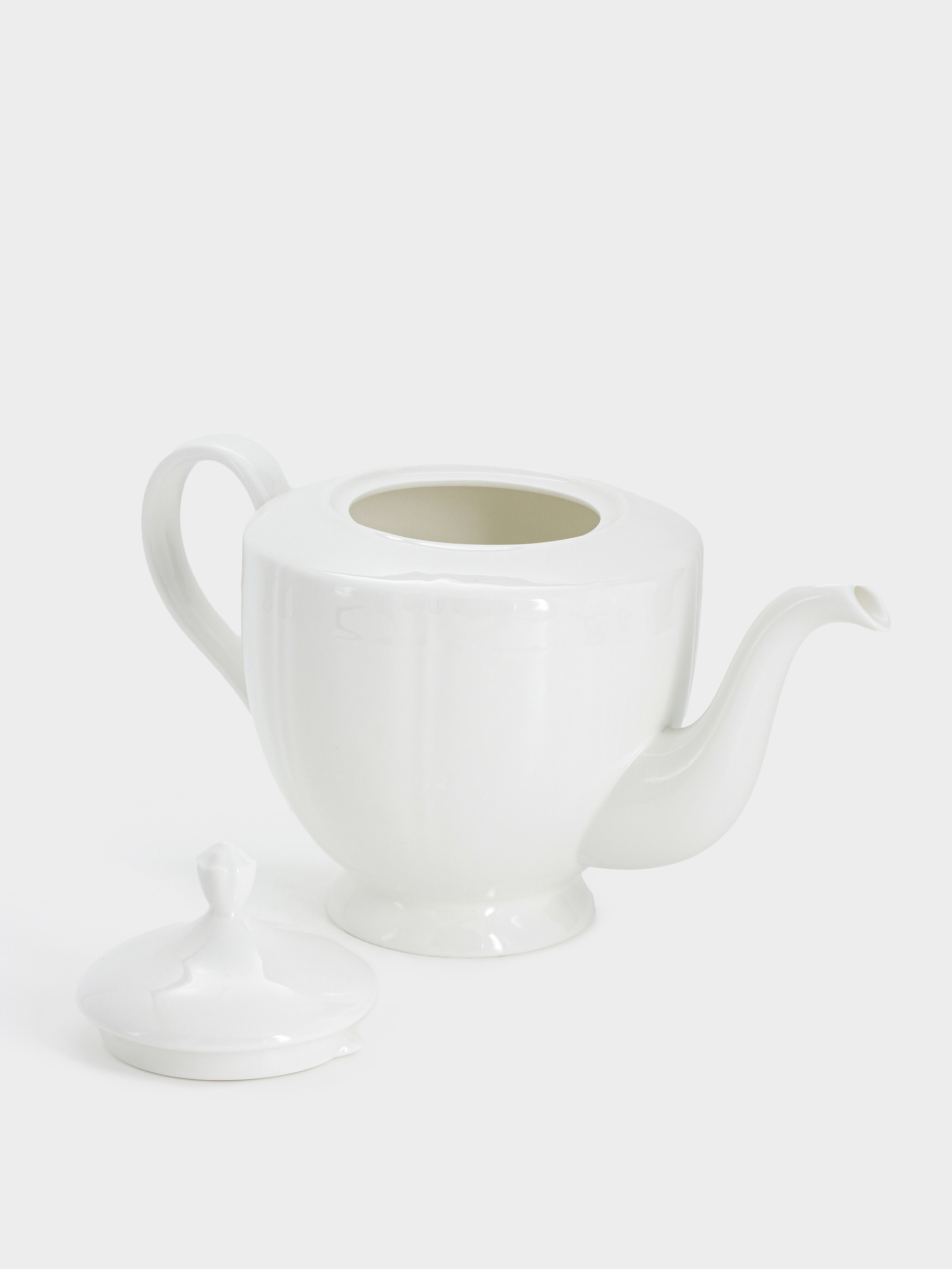 Чайник заварочный, 1,1 л, фарфор F, белый, Lotus white, image-4