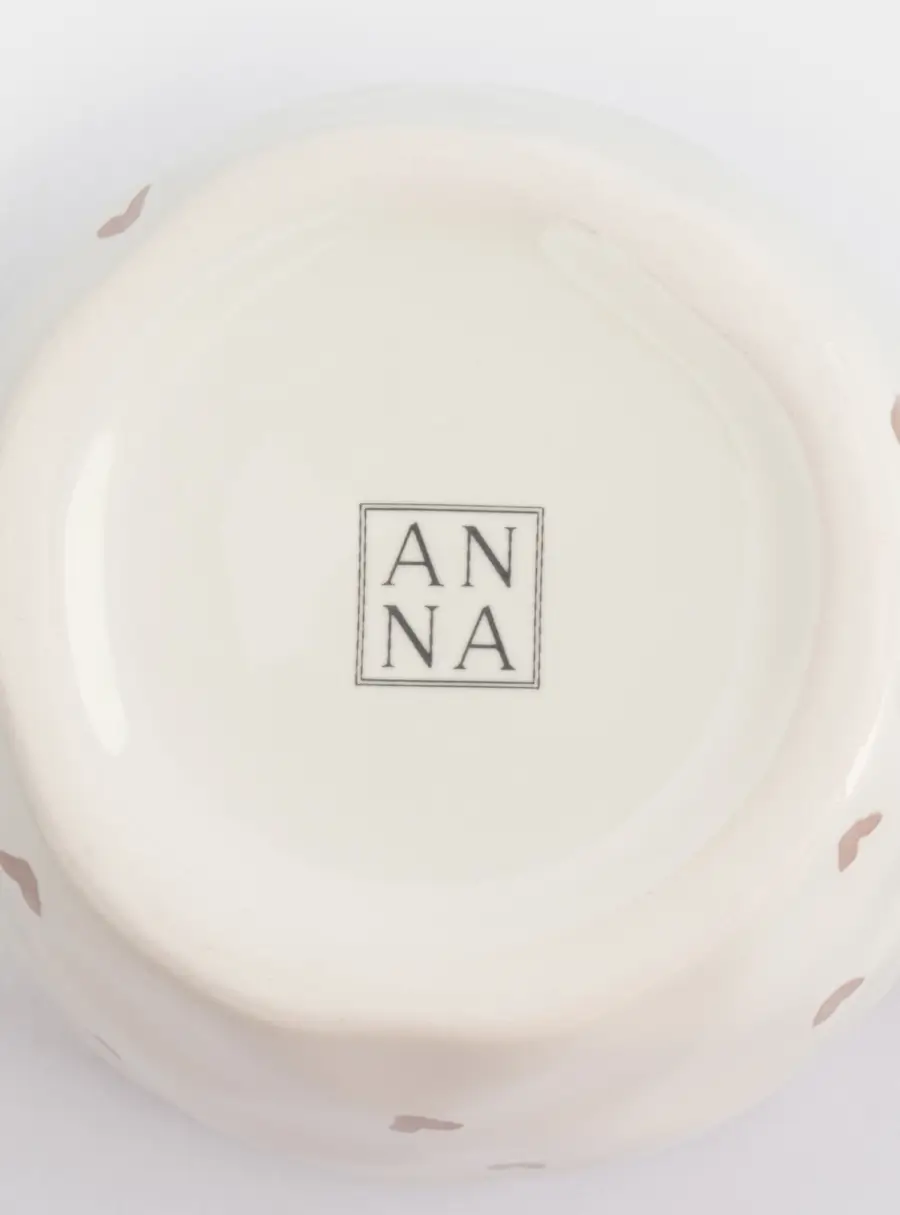 Кружка, 400 мл, керамика, молочная, Сердца, Empathy, image-3