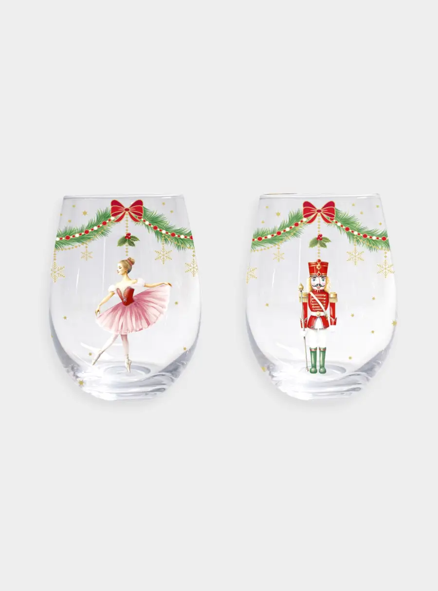 Стакан для вина, 2 штуки, 500 мл, стекло, Magie de Noel ,image-0