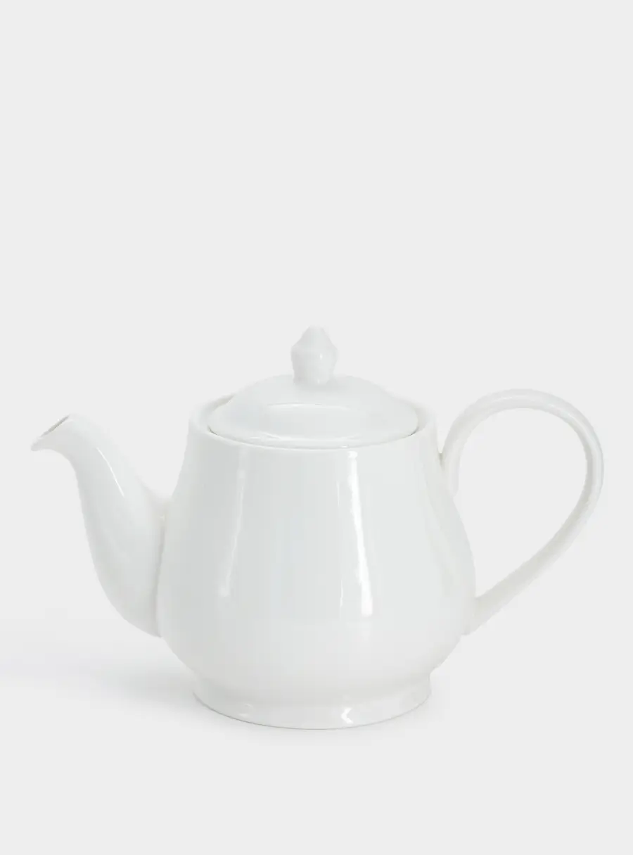 Чайник заварочный, 1 л, фарфор P, белый, White Basics