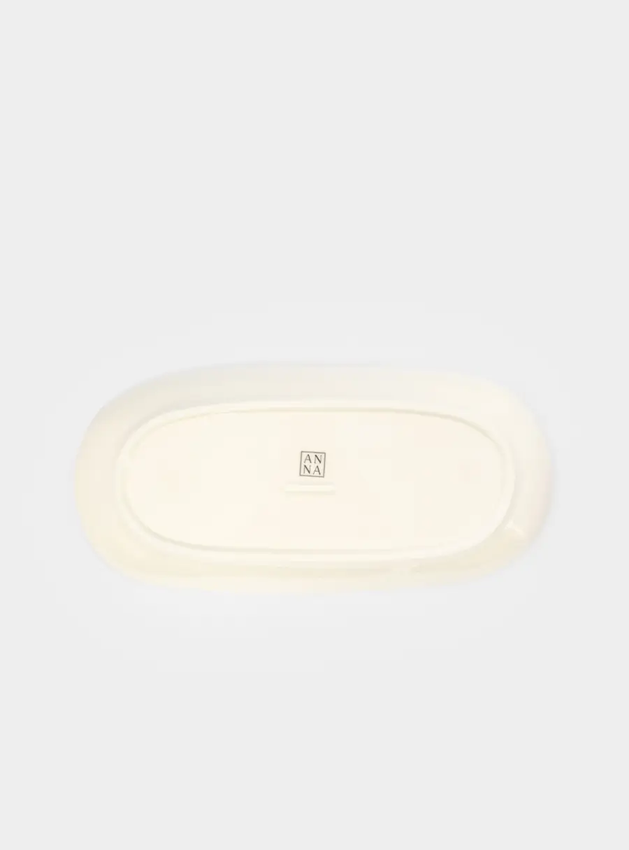 Блюдо, 32х16 см, фарфор P, овальное, молочное, Лимон, Limoncello, image-6