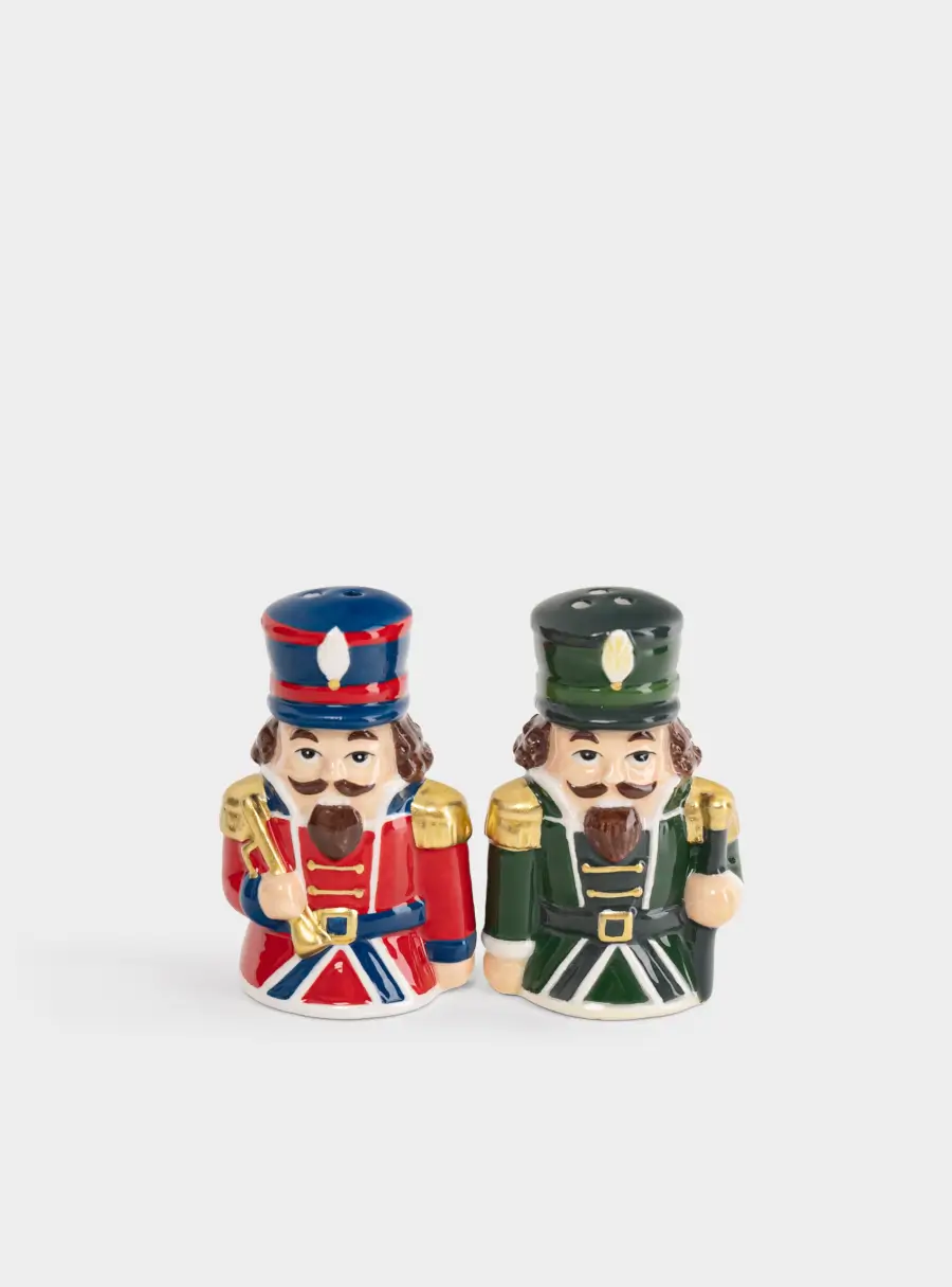 Набор для соли и перца, 7 см, керамика D, Щелкунчики, Nutcracker ,image-0