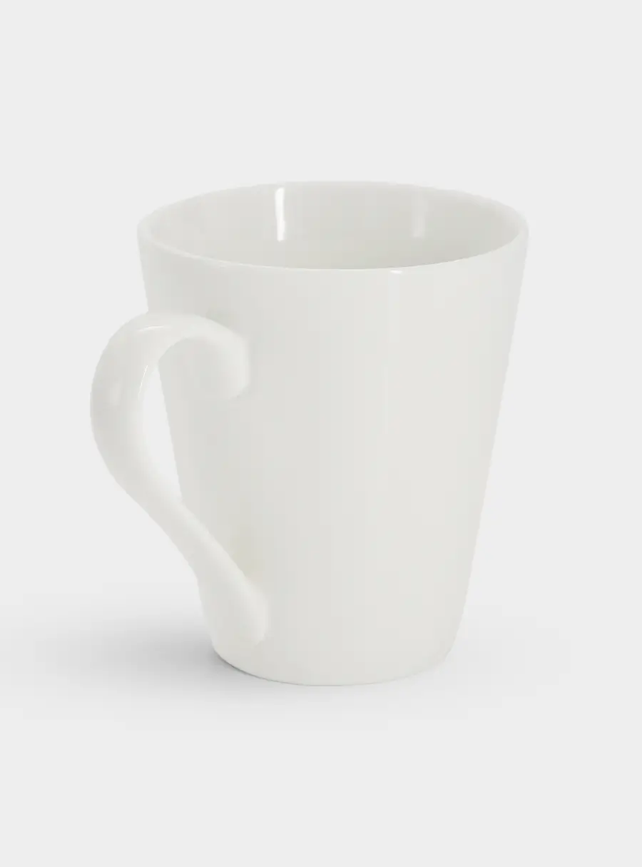 Кружка, 300 мл, фарфор P, белая, White Basics, image-1