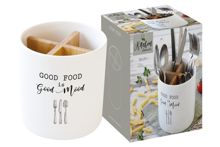 Банка-подставка под кухонные аксессуары Kitchen Elements, 14,5 см