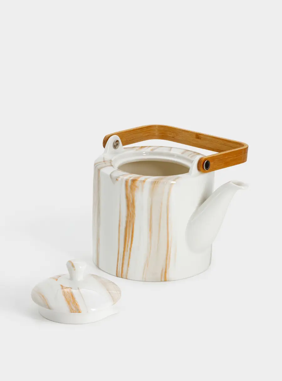 Чайник заварочный, 0,8 л, фарфор P, The Royal Marble, image-5