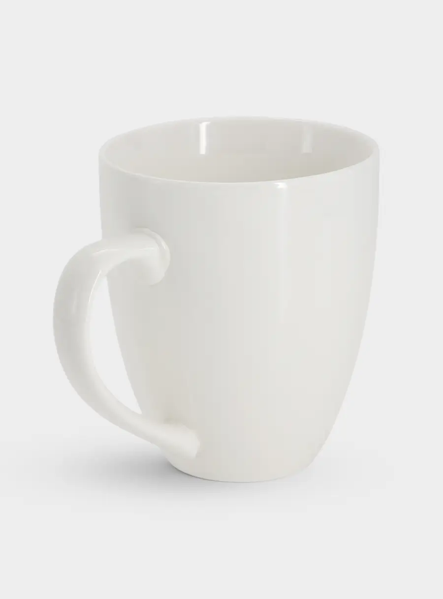 Кружка, 480 мл, фарфор P, белая, White Basics, image-1