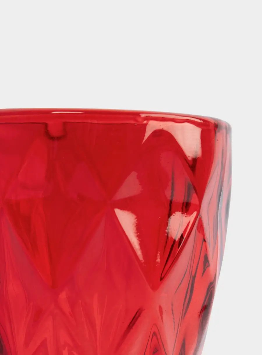 Рюмка, 50 мл, стекло Р, красная, Diamond color, image-4