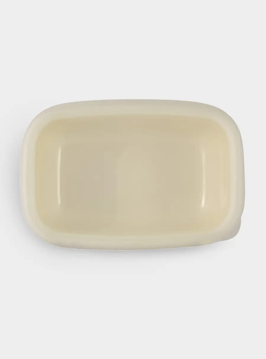 Лоток гастрономический, 0,5 л, 16x11x6,5 см, эмалированный, с крышкой, Прованс ,image-1