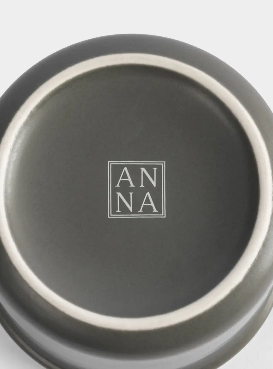 Кружка, 400 мл, керамика, серая, Retro, image-5