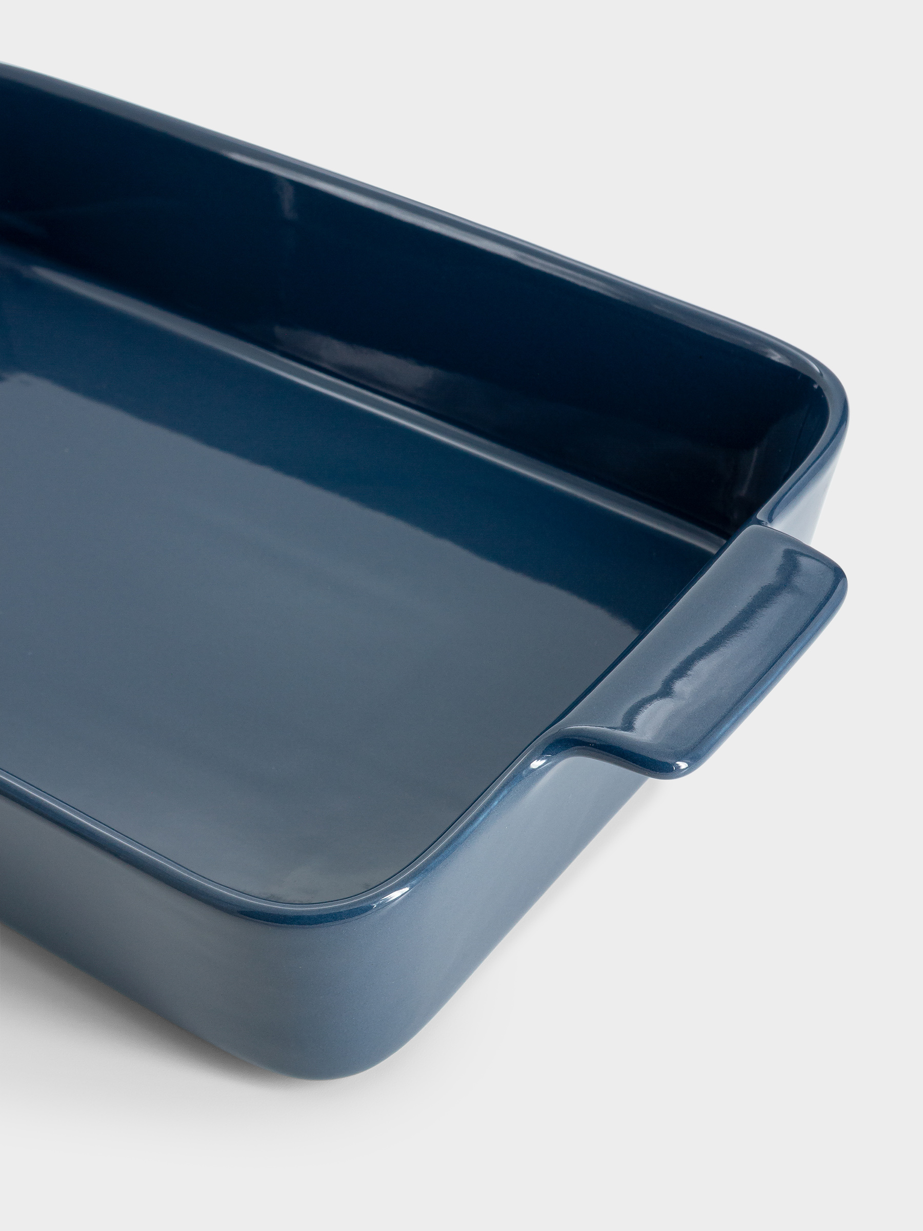 Форма для запекания, 32х22 см, фарфор P, прямоугольная, синяя, Indulgence, image-4