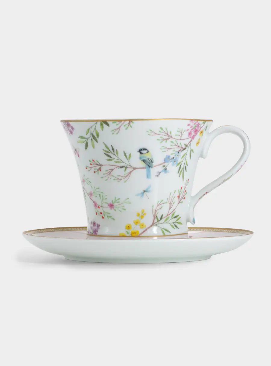 Чашка с блюдцем, 350 мл, Пение птиц, image-5