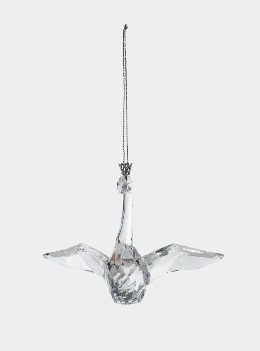 Игрушка елочная, 11х9 см, акрил, Хрустальный лебедь, Event ,image-2