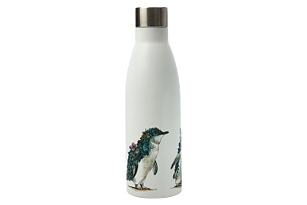 Термос-бутылка вакуумная Пингвины (цветной), 0,5 л