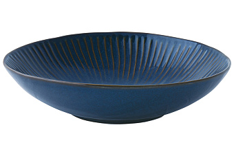 Тарелка суповая Gallery, синяя, 20 см, 0,7 л