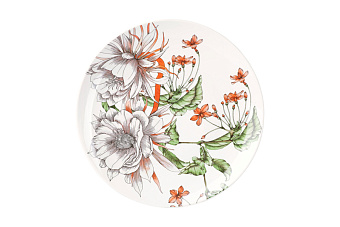 Тарелка обеденная Тропические цветы, 27,5 см