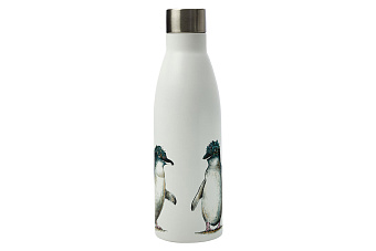 Термос-бутылка вакуумная Пингвины (цветной), 0,5 л