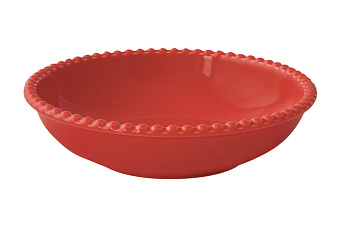 Тарелка суповая Tiffany, красная, 20 см, 0,75 л