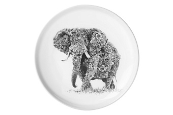 Тарелка десертная Африканский слон, 20 см