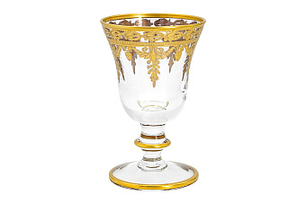 Бокал для вина, 200 мл, 4 шт, стекло, золотистый, Versailles