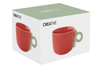 Чашка Creative, красная, 0,4 л