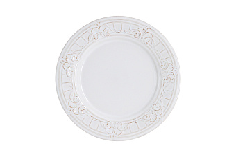 Тарелка закусочная Venice белый, 22,5 см