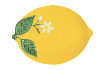 Блюдо Лимон, 25х18,5 см