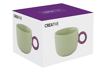 Чашка Creative, зелёная, 0,4 л