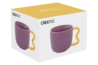 Чашка Creative, фиолетовая, 0,4л