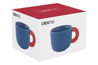 Чашка Creative, синяя, 0,4 л
