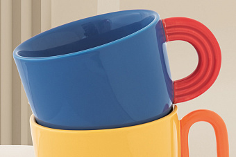 Чашка Creative, синяя, 0,4 л