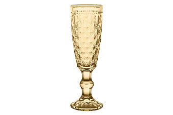 Набор бокалов для шампанского Dubai, янтарный, 0,15 л, 4 шт