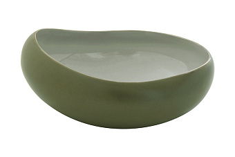 Тарелка суповая Organica, зелёная, 19 см, 1 л