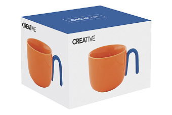 Чашка Creative, оранжевая, 0,4 л
