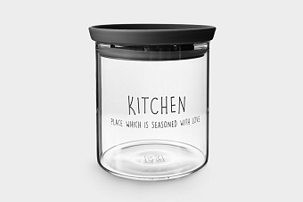 Банка для продуктов, 550 мл, стекло Б/пластик, Special
